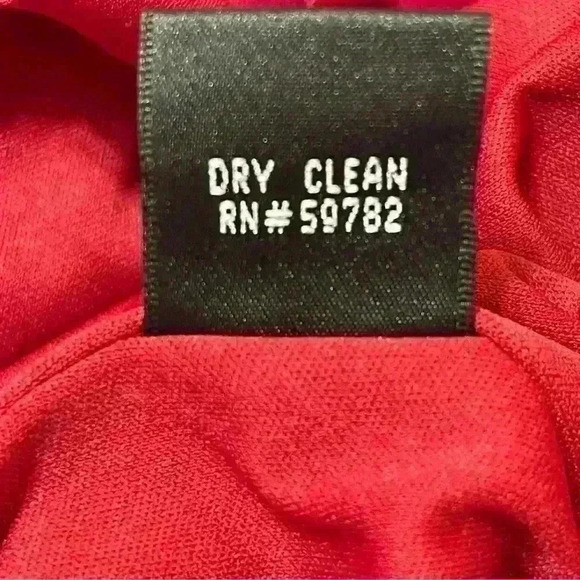 Adrianna Papell Dress Womens Red Shutter Pleated Layered Size 6 Party Cocktail - Picture 11 of 12